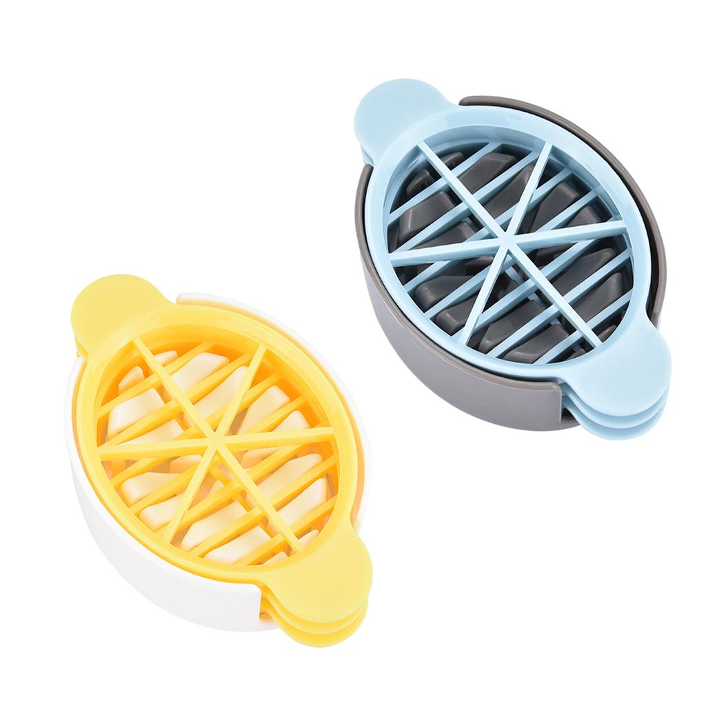 Egg Slicer Multifunctional Cutting Food for Cooking Soft Fruits yellow