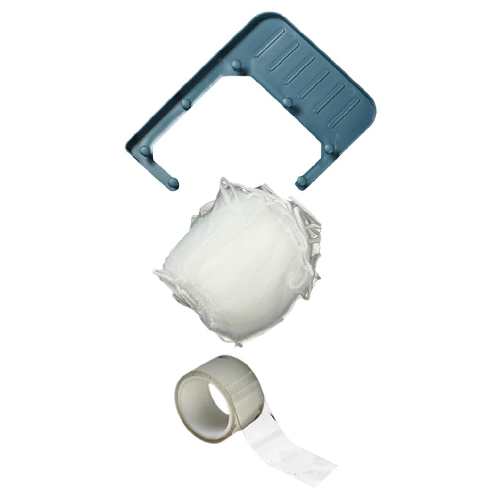 Sink Strainer Disposal Tripod Anti-Clogging Garbage Stopper Food Catcher Blue