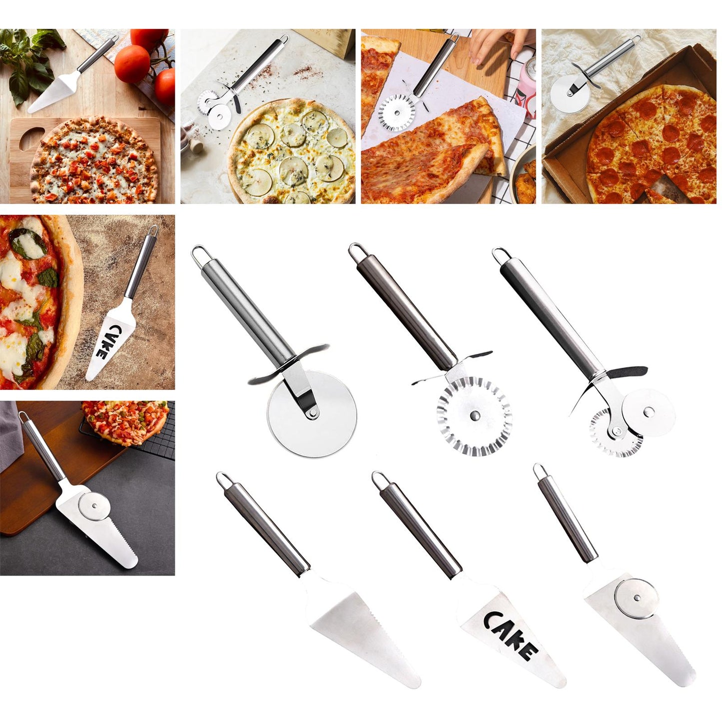 Pizza Wheel &Cutter Easy to Clean Super Sharp for Pizza Dough Pizza Lovers Single wheel cutter
