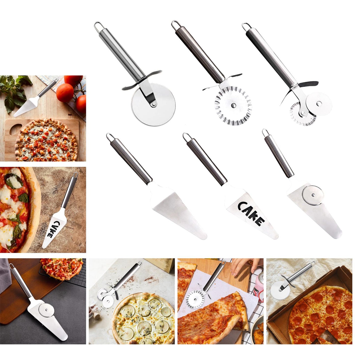 Pizza Wheel &Cutter Easy to Clean Super Sharp for Pizza Dough Pizza Lovers Single wheel cutter