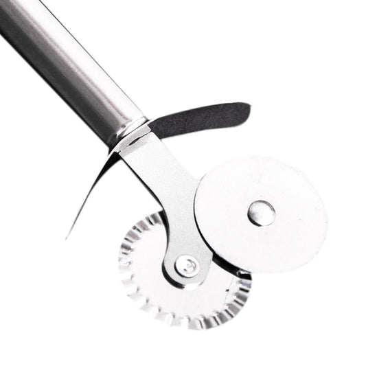 Pizza Wheel &Cutter Easy to Clean Super Sharp for Pizza Dough Pizza Lovers Double wheel cutter