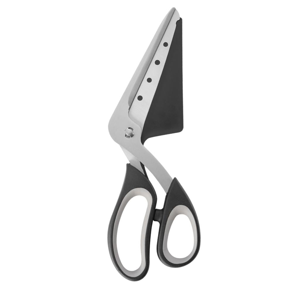 2 in 1 Pizza Shovel Scissors Rust Detachable Blade Anti-Corrosion Durable