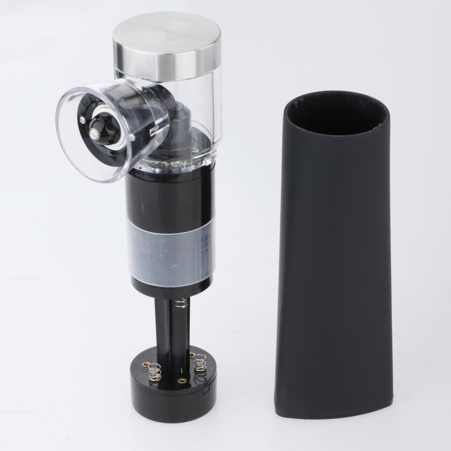 Electric Pepper Grinder Salt Mill Refillable Automatic Adjustable Coarseness