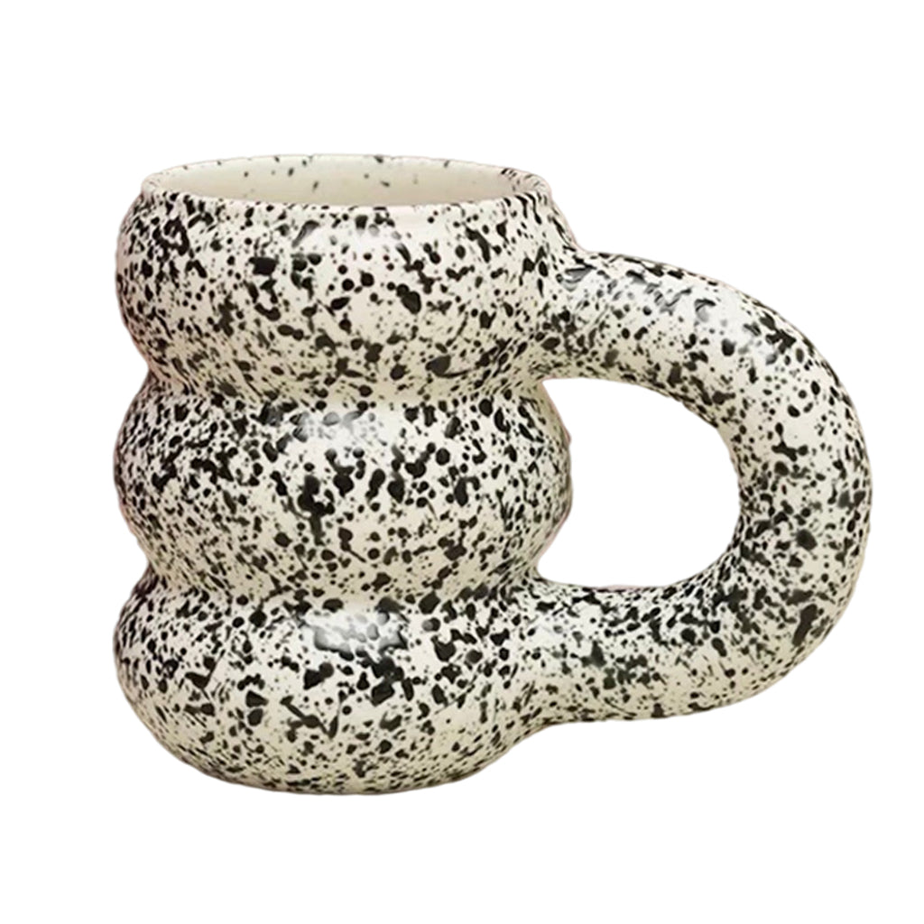 450ml Mug Tire Shaped Juice Mug Drinkware Large Capacity for Home Office Splash ink