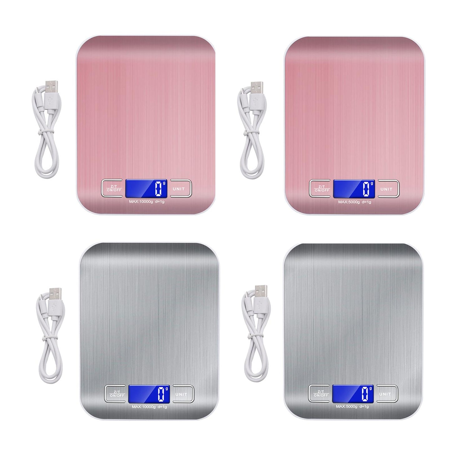 Portable Digital Electronic Kitchen Food Diet Postal Scale  Gold 5kg 1g