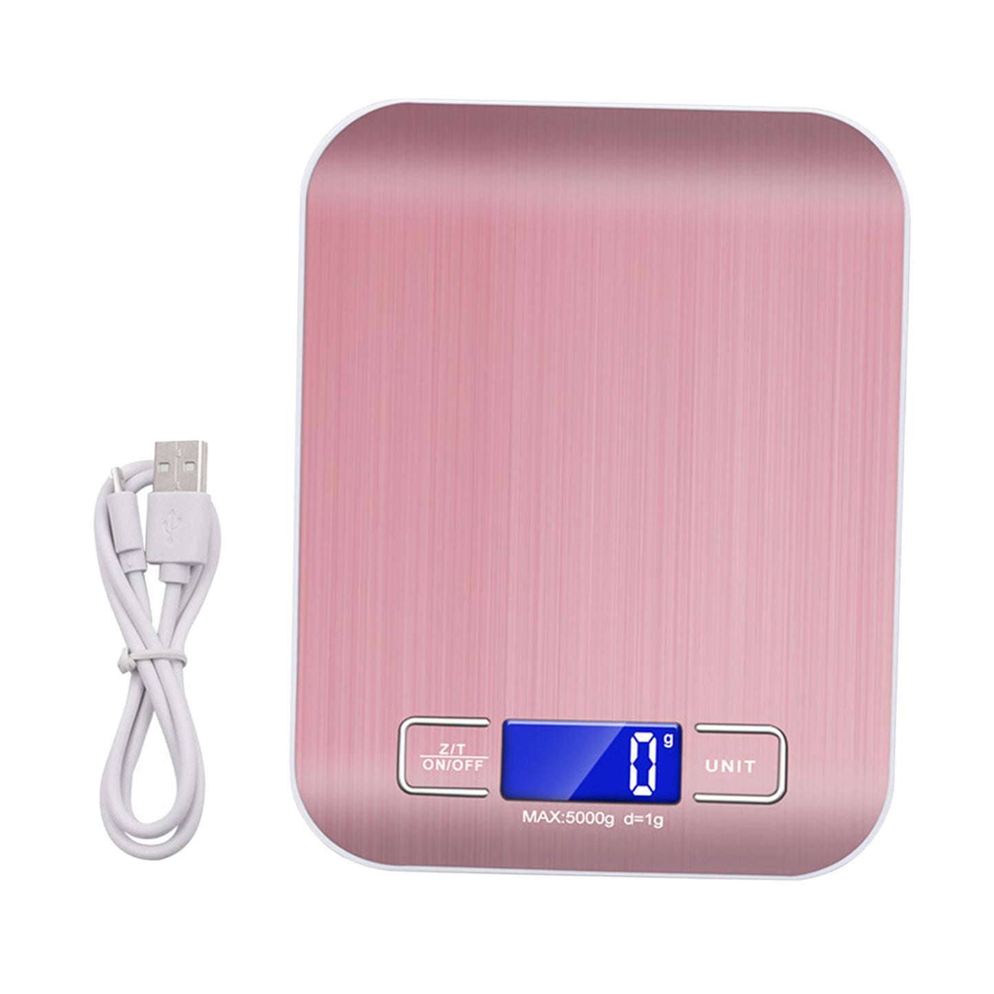 Portable Digital Electronic Kitchen Food Diet Postal Scale  Gold 5kg 1g