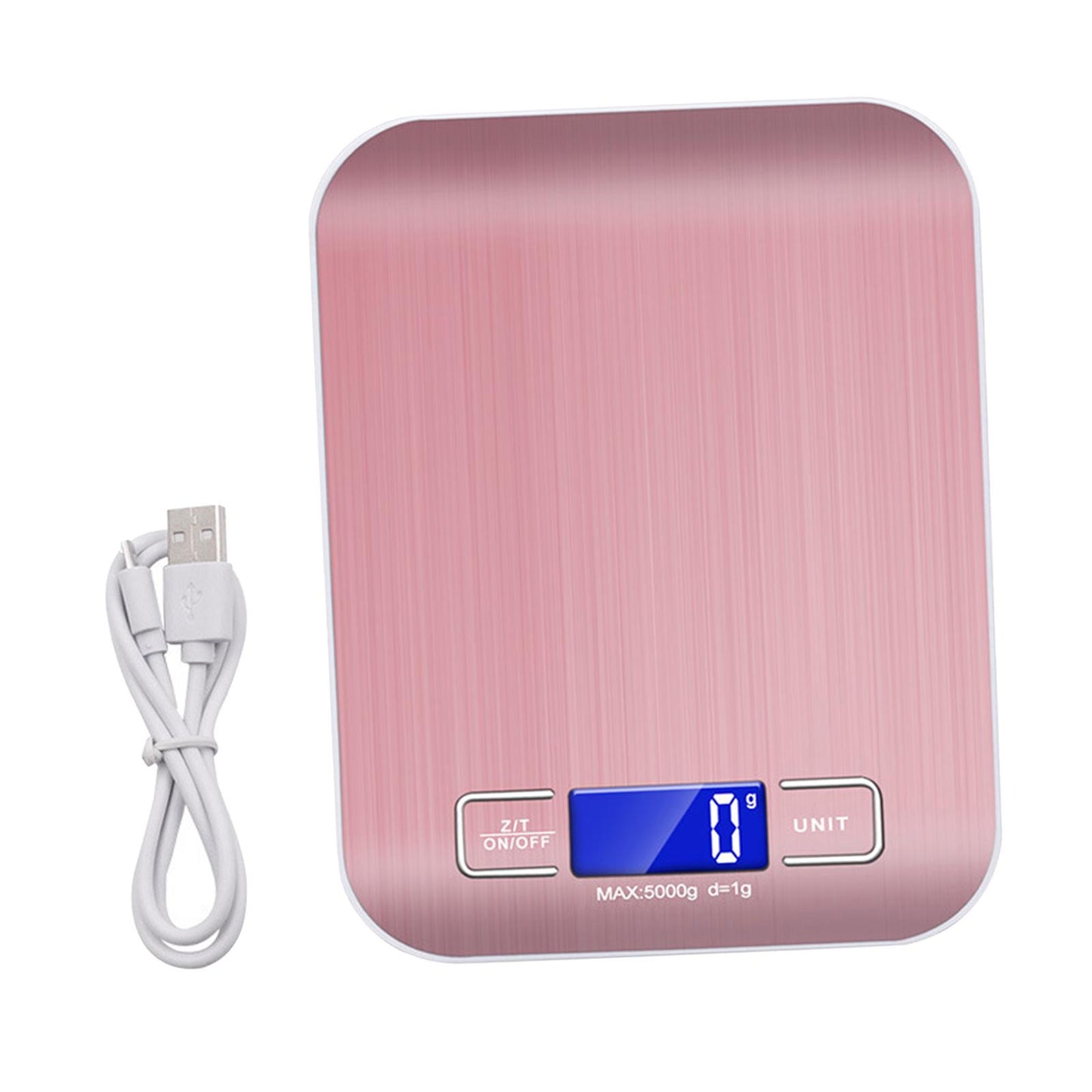 Portable Digital Electronic Kitchen Food Diet Postal Scale  Gold 5kg 1g