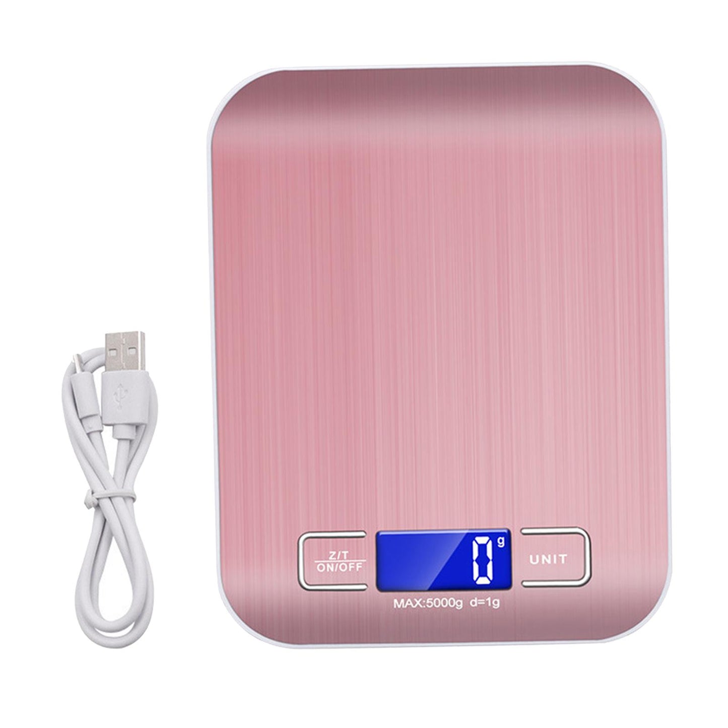 Portable Digital Electronic Kitchen Food Diet Postal Scale  Gold 5kg 1g