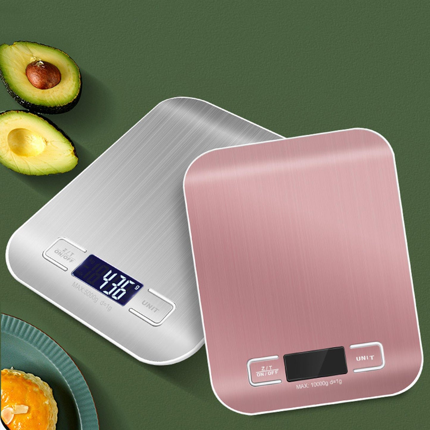 Portable Digital Electronic Kitchen Food Diet Postal Scale  Gold 10kg 1g