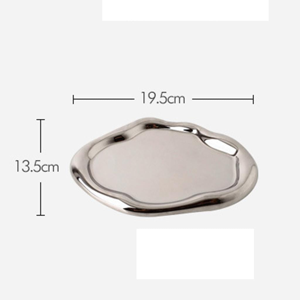 Decorative Jewelry Tray Ceramic Household Cake Tray for Table dinner Kitchen Long Strip