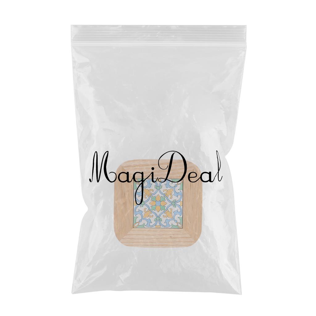 Plate Pad Wooden Cup Coaster Insulation Pads for Kitchen Table Dinning Room Type A
