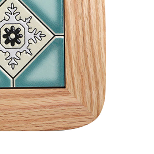Plate Pad Wooden Cup Coaster Insulation Pads for Kitchen Table Dinning Room Type C