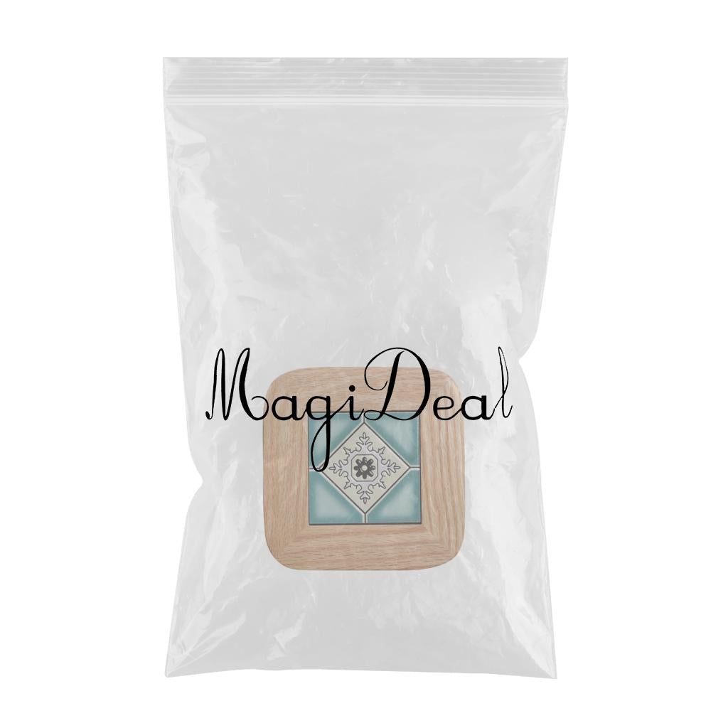 Plate Pad Wooden Cup Coaster Insulation Pads for Kitchen Table Dinning Room Type C