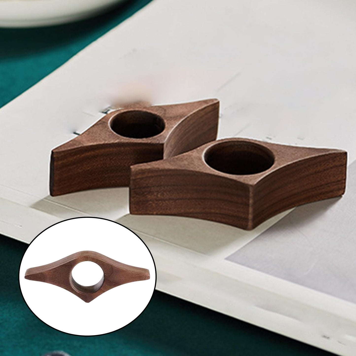 Book Page Holder Gifts Natural 1 Hand Readers Wooden for Office Men Bookworm Black L