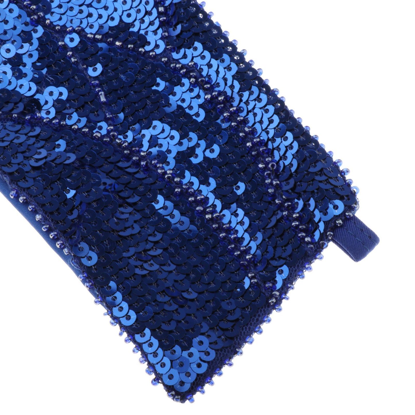 Belly Dance Bra Top Women Sequined Dance Costumes Butterfly Tops Royal Blue