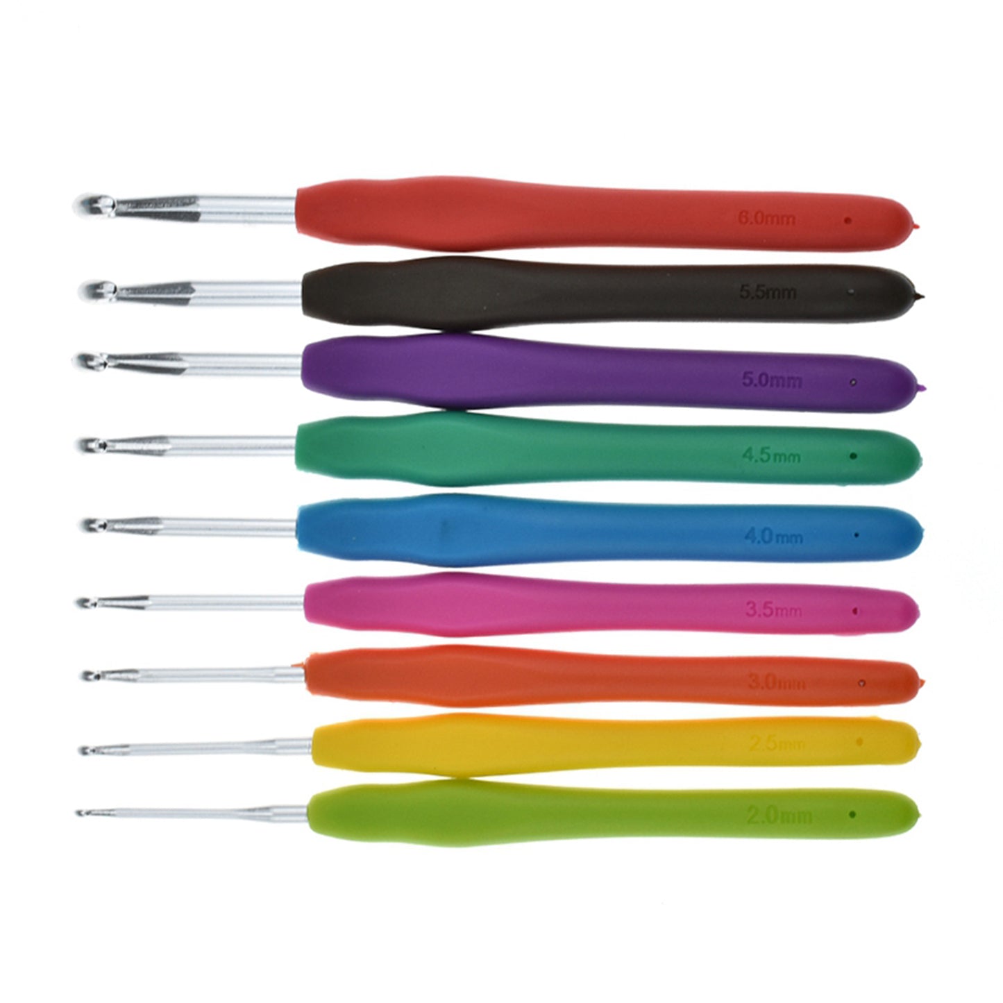 45PCS Crochet Hooks Knitting Needle Gauge Sewing Tool Set Peony