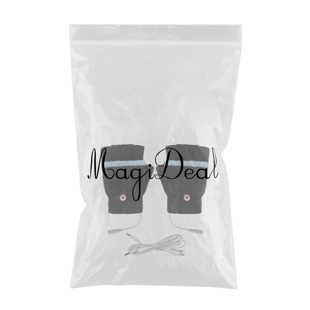 Warm Unisex Heated Gloves Thermal Heat Gloves Climbing Snowboarding Winter