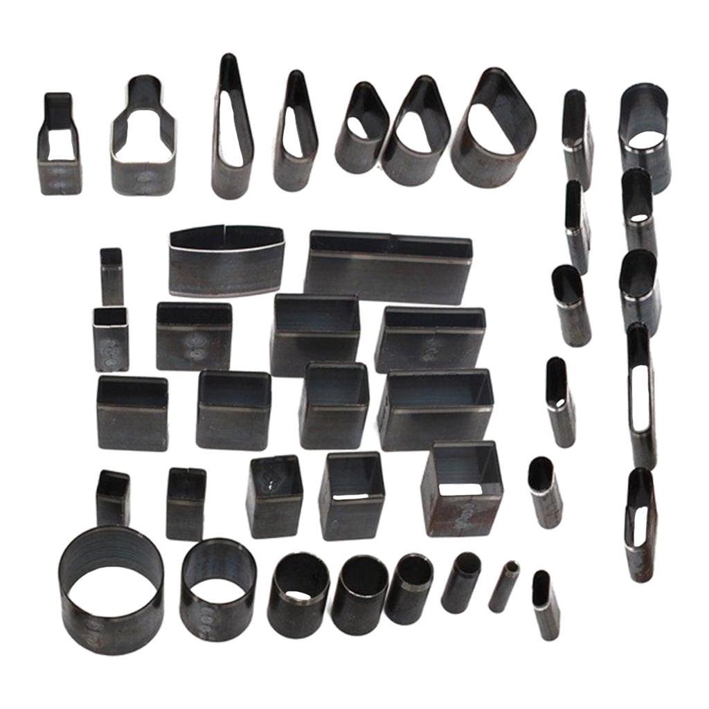 Leather Craft DIY Tool 39 Shape Style Hole Hollow Cutter Punch Handmade Kit