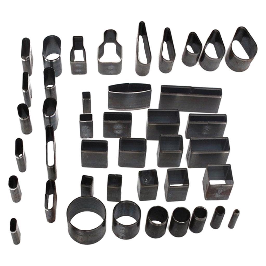 Leather Craft DIY Tool 39 Shape Style Hole Hollow Cutter Punch Handmade Kit