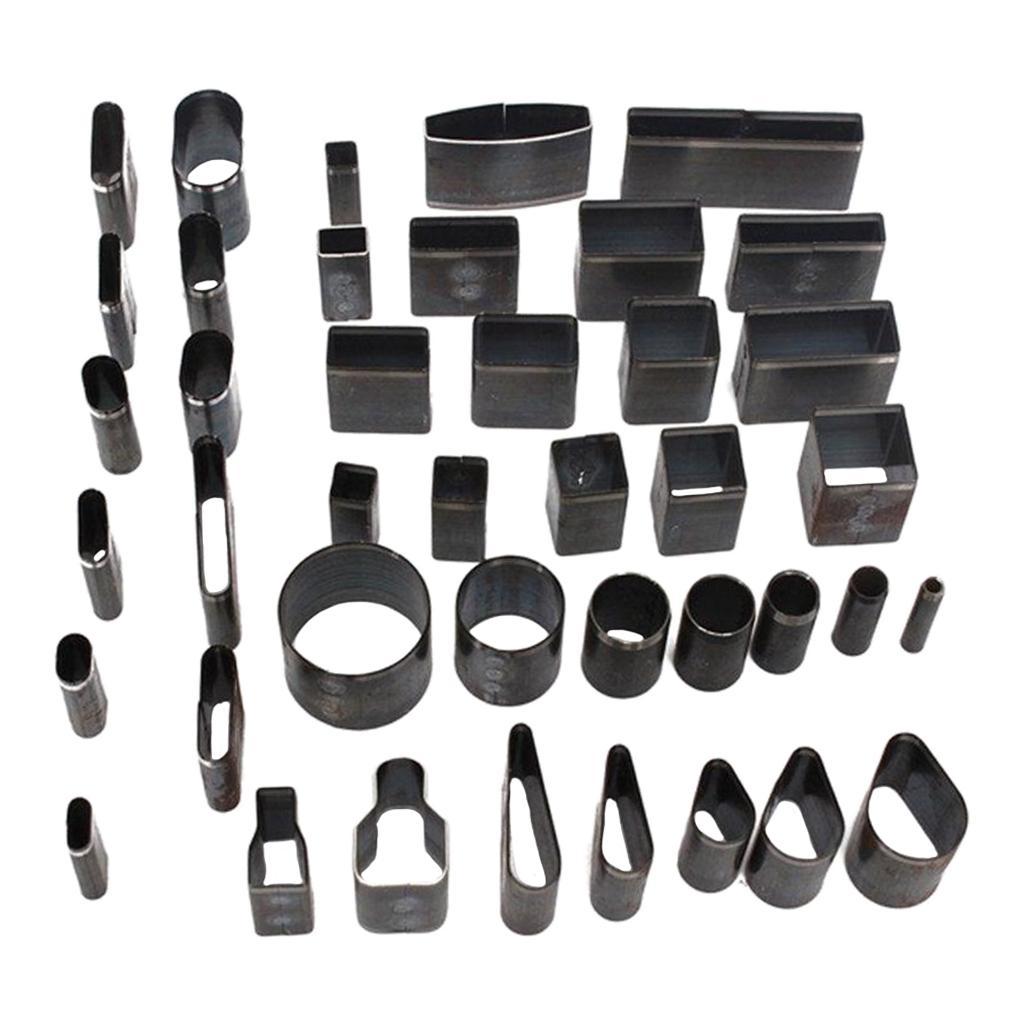 Leather Craft DIY Tool 39 Shape Style Hole Hollow Cutter Punch Handmade Kit