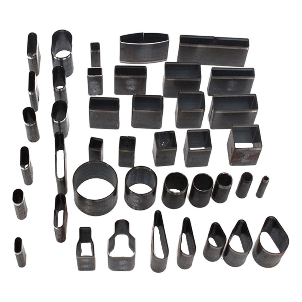 Leather Craft DIY Tool 39 Shape Style Hole Hollow Cutter Punch Handmade Kit