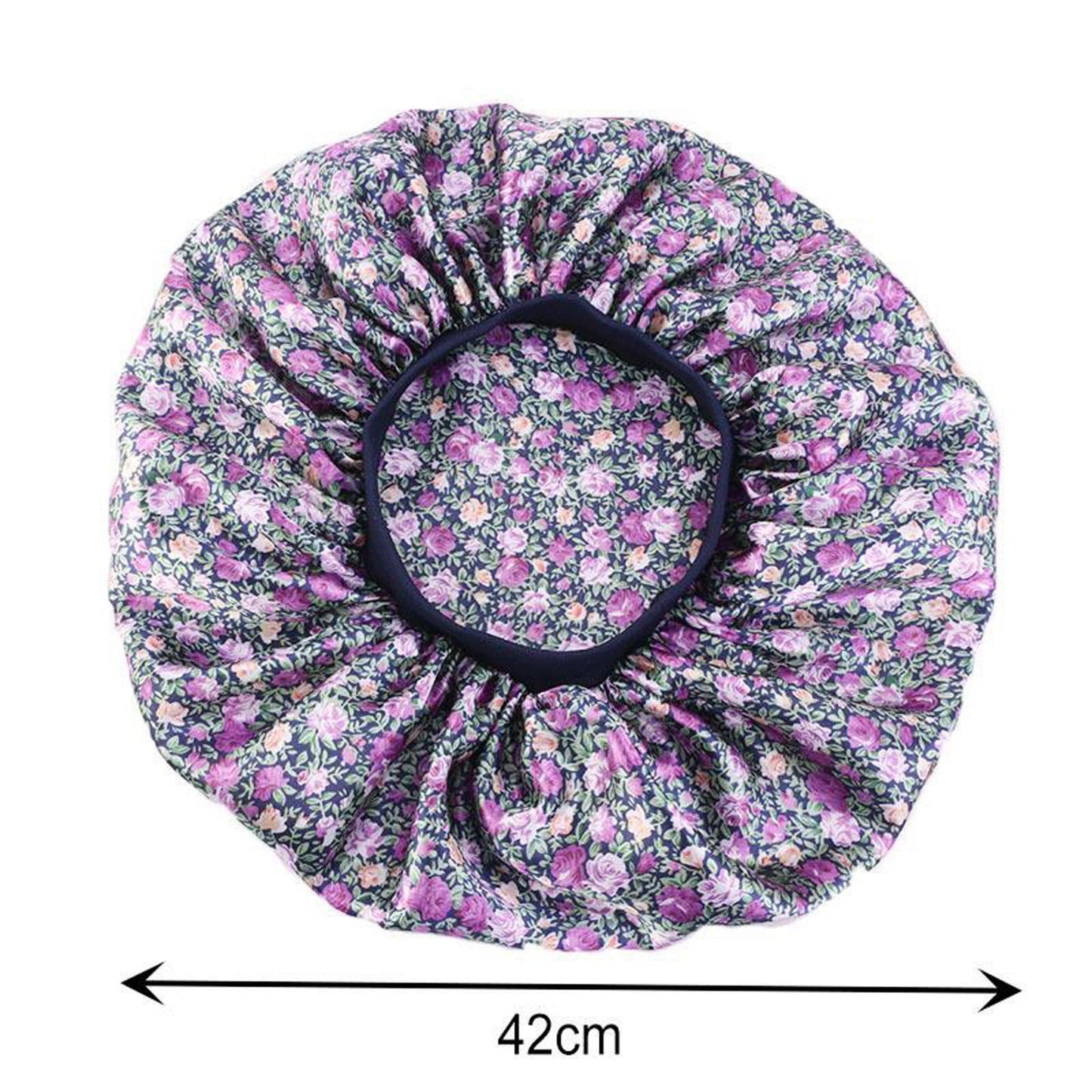 Satin Women Sleep Cap Night Wrap Elastic Sleeping Bonnet Multicolor