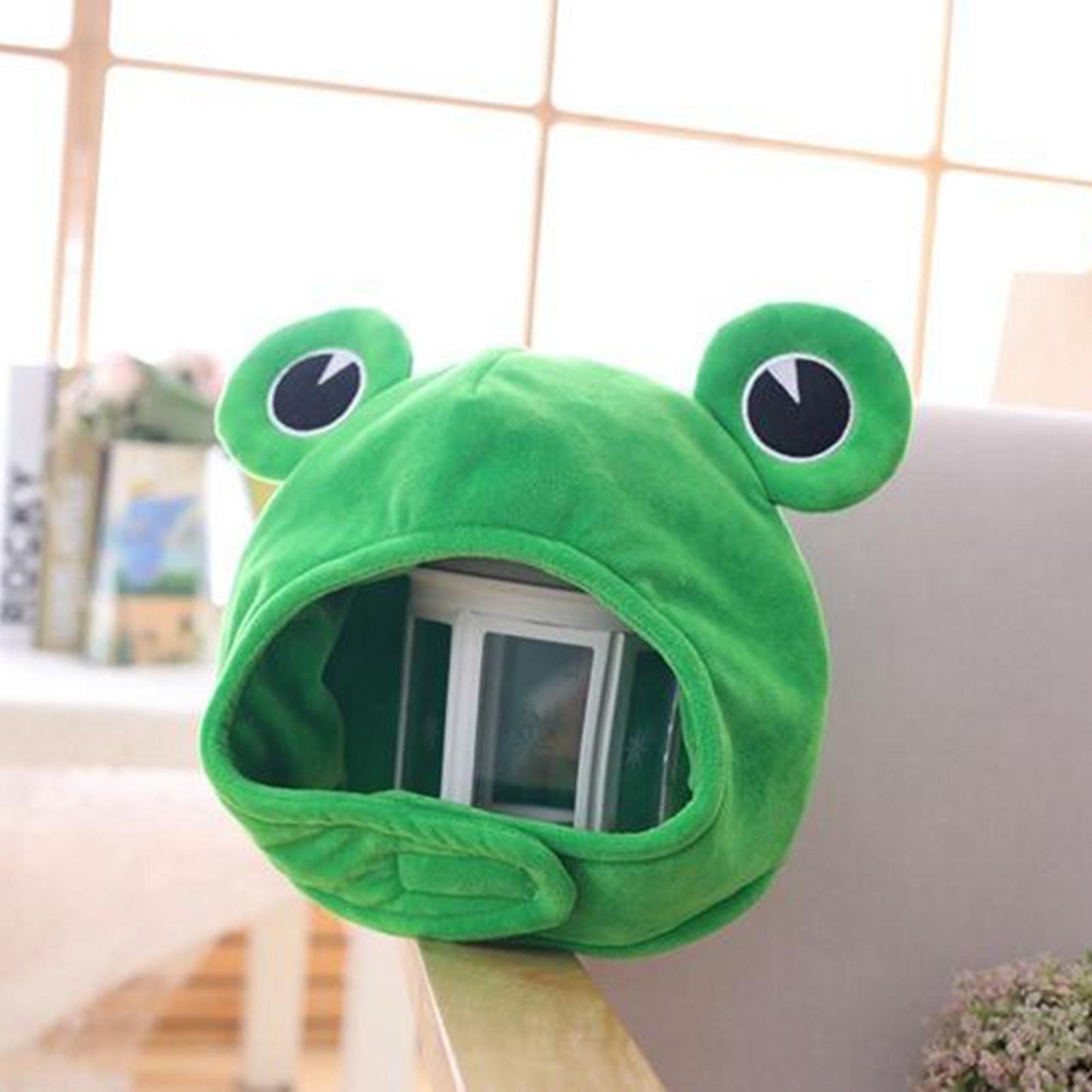 Cartoon Funny Plush Frog Big Eye Hat Cosplay Costume Dress Up Hat Headgear
