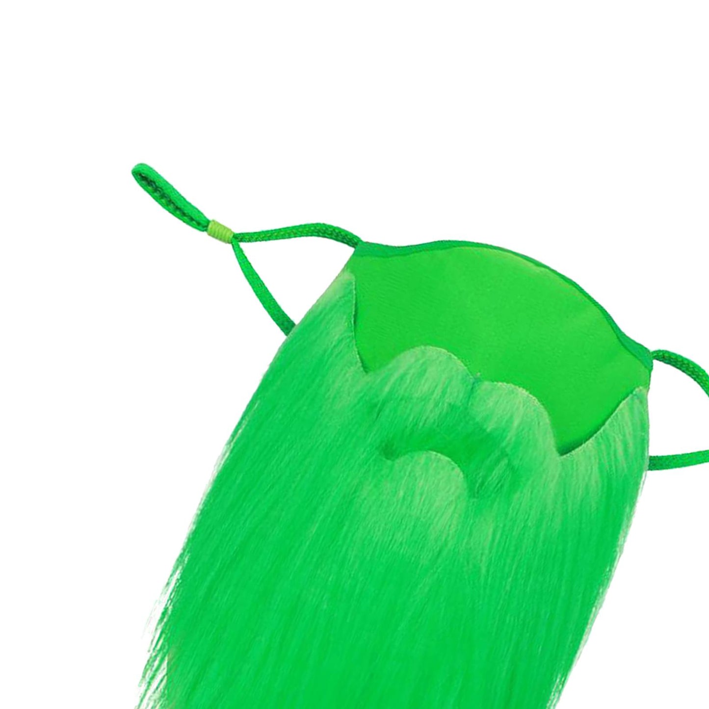 Fake Beard Face Cover St. Patrick's Day Leprechaun Props Green