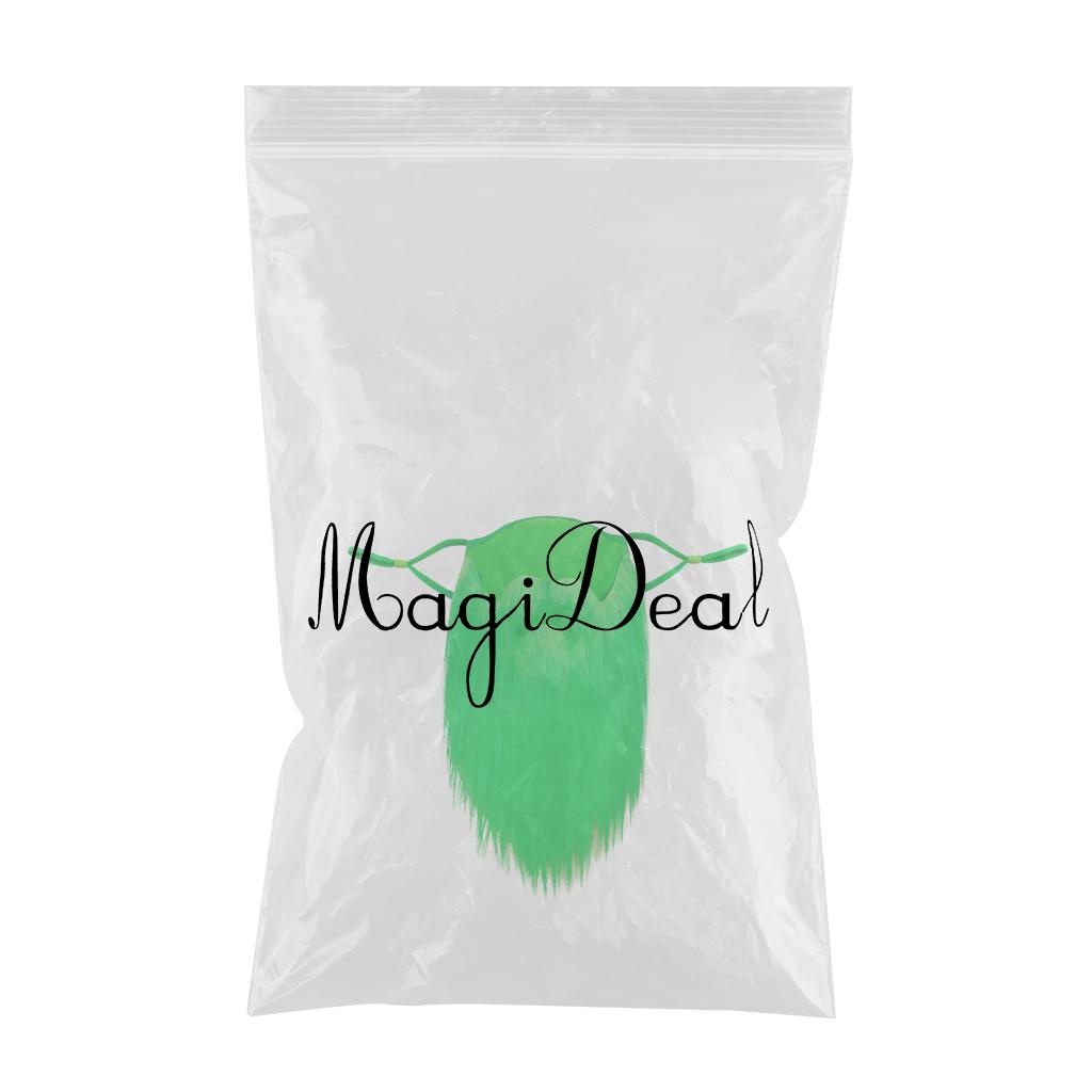 Fake Beard Face Cover St. Patrick's Day Leprechaun Props Green