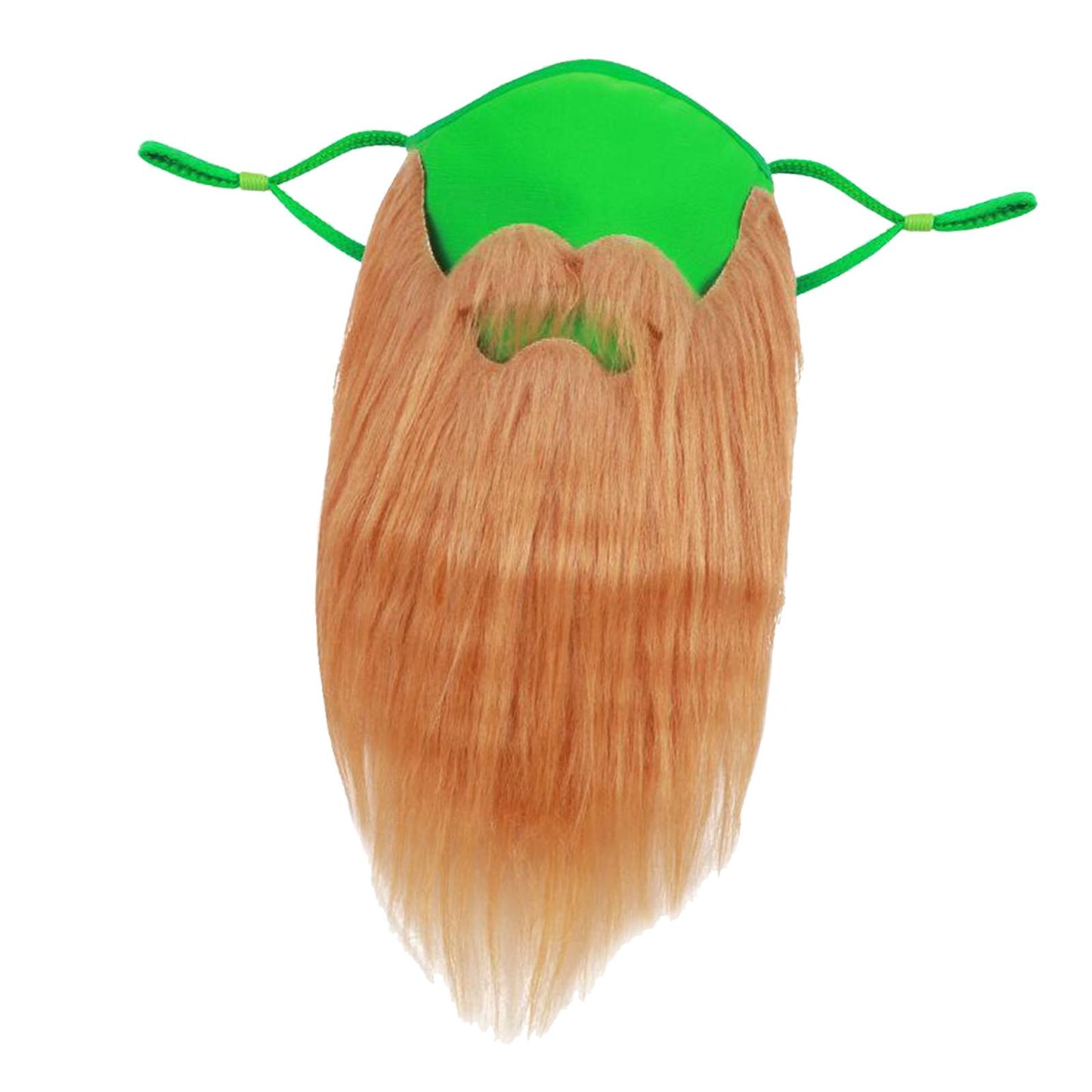 Fake Beard Face Cover St. Patrick's Day Leprechaun Props Brown