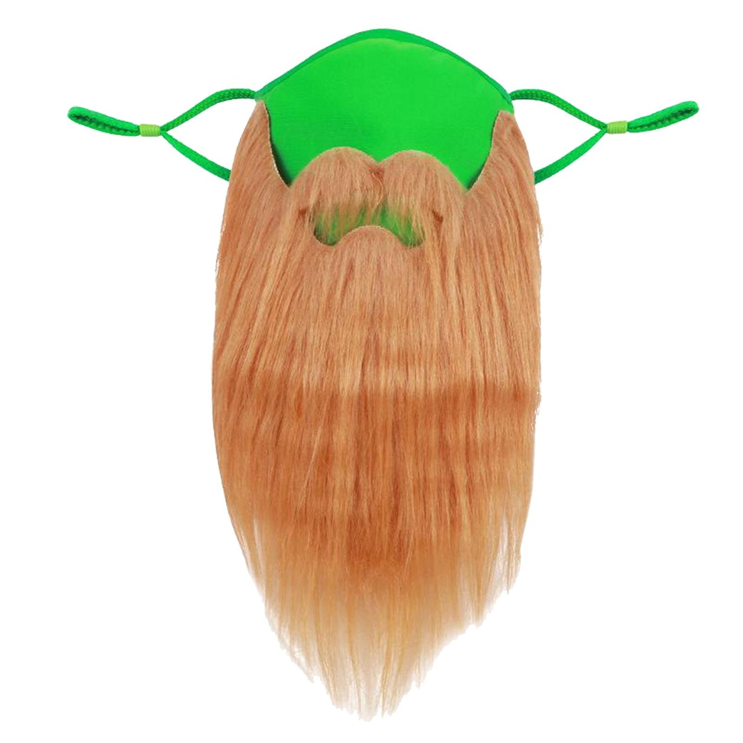 Fake Beard Face Cover St. Patrick's Day Leprechaun Props Brown