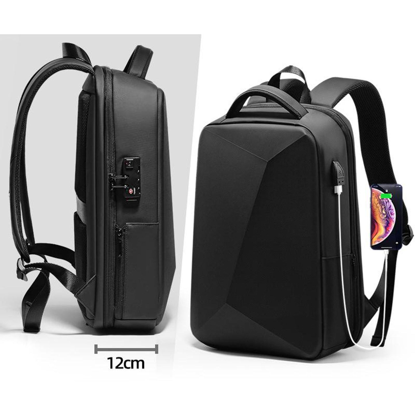 Casual Anti-Theft Large Capacity Laptop Backpack for Women Men Hiking Travel regular version