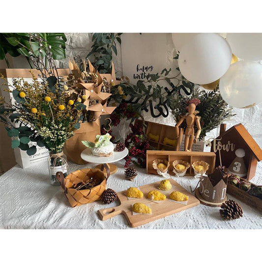 3Pcs Kraft Windmill Pinwheel Wind Spinner Garden Wedding Party Decor