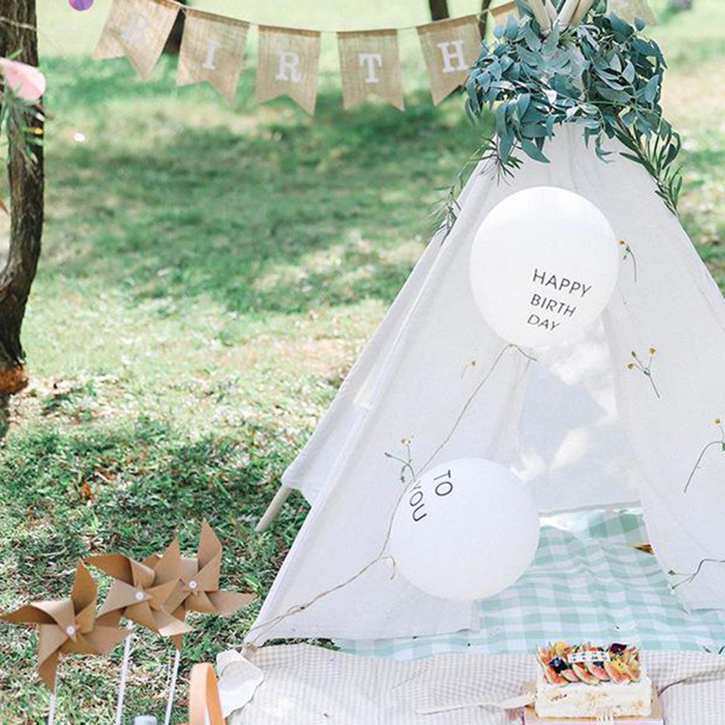 3Pcs Kraft Windmill Pinwheel Wind Spinner Garden Wedding Party Decor