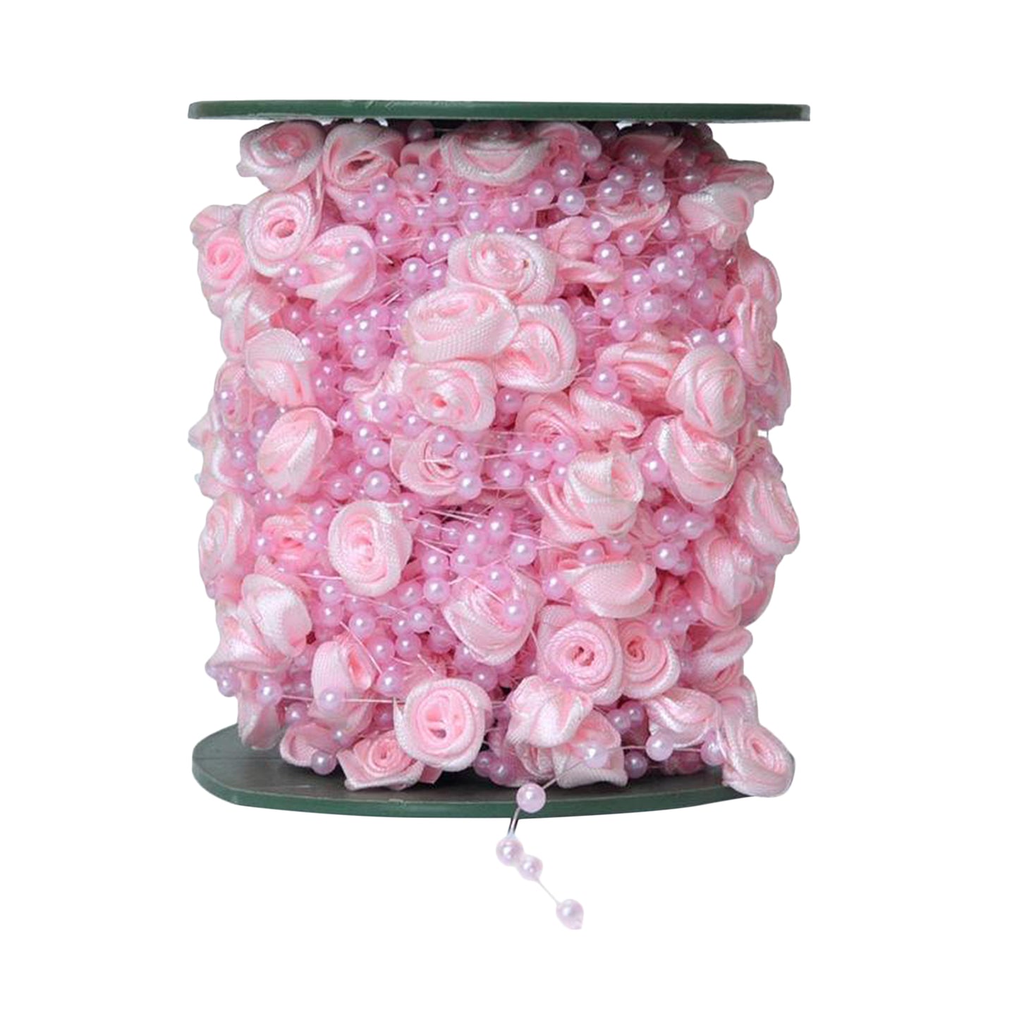 Pearl Garland Beads Chain Trim DIY Wedding Bride Craft Accessories Pink