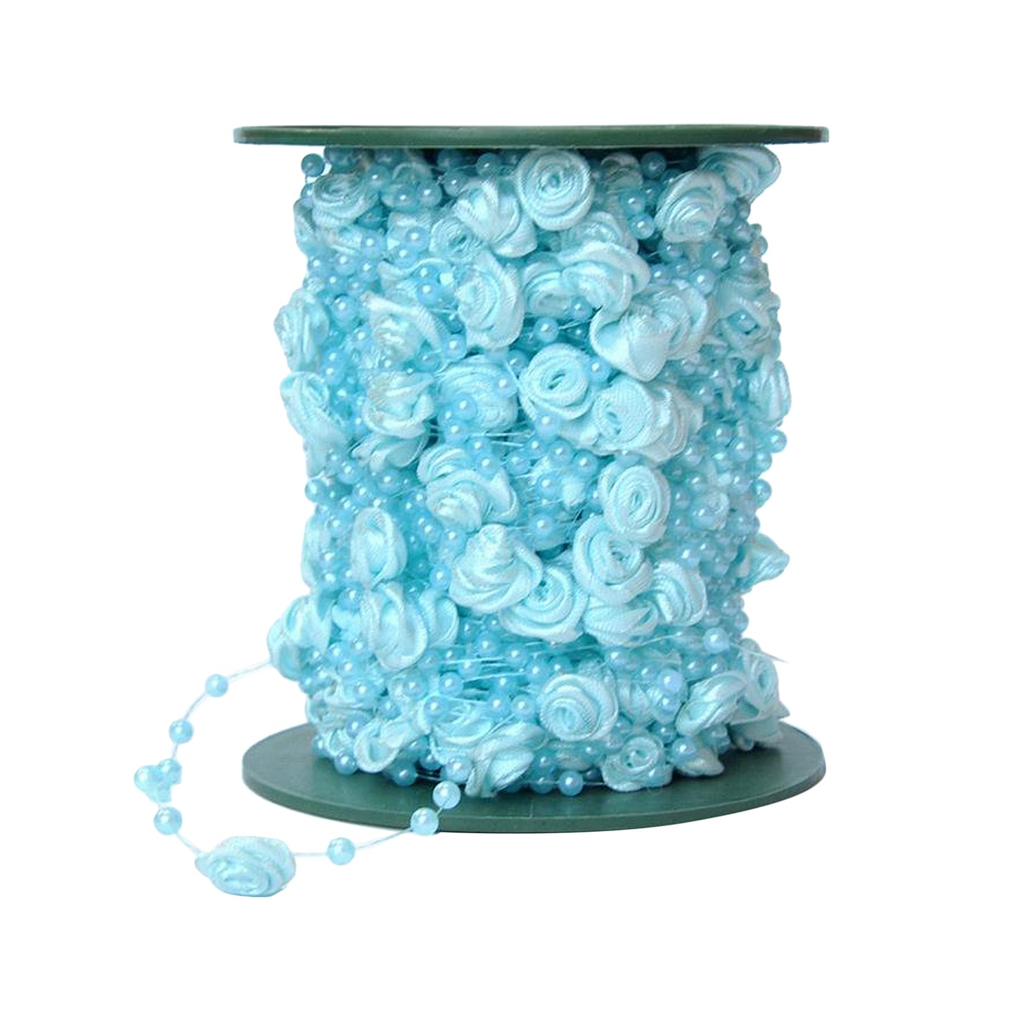 Pearl Garland Beads Chain Trim DIY Wedding Bride Craft Accessories Blue