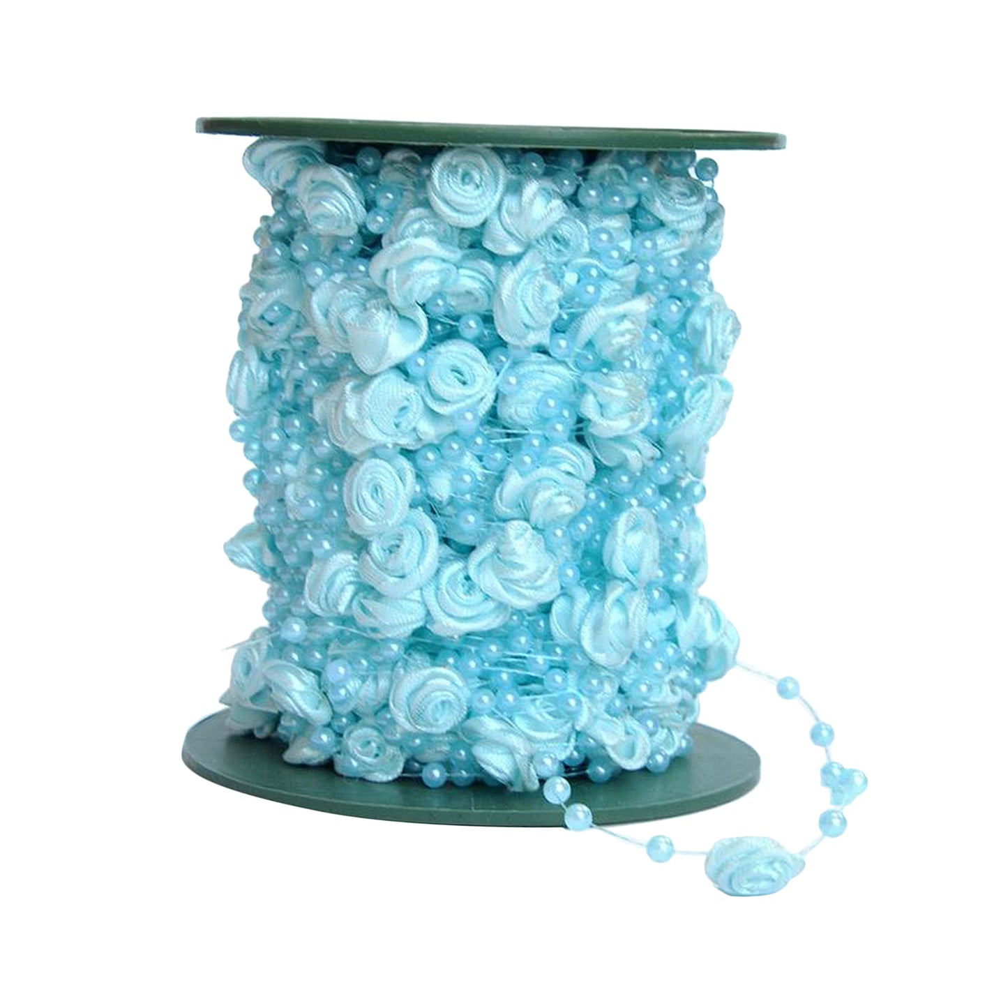 Pearl Garland Beads Chain Trim DIY Wedding Bride Craft Accessories Blue