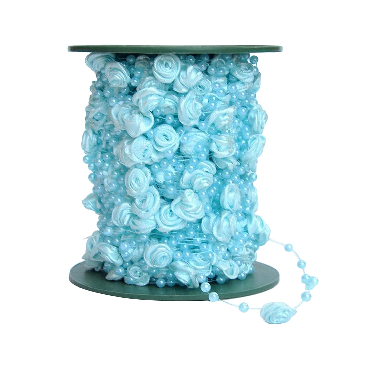 Pearl Garland Beads Chain Trim DIY Wedding Bride Craft Accessories Blue
