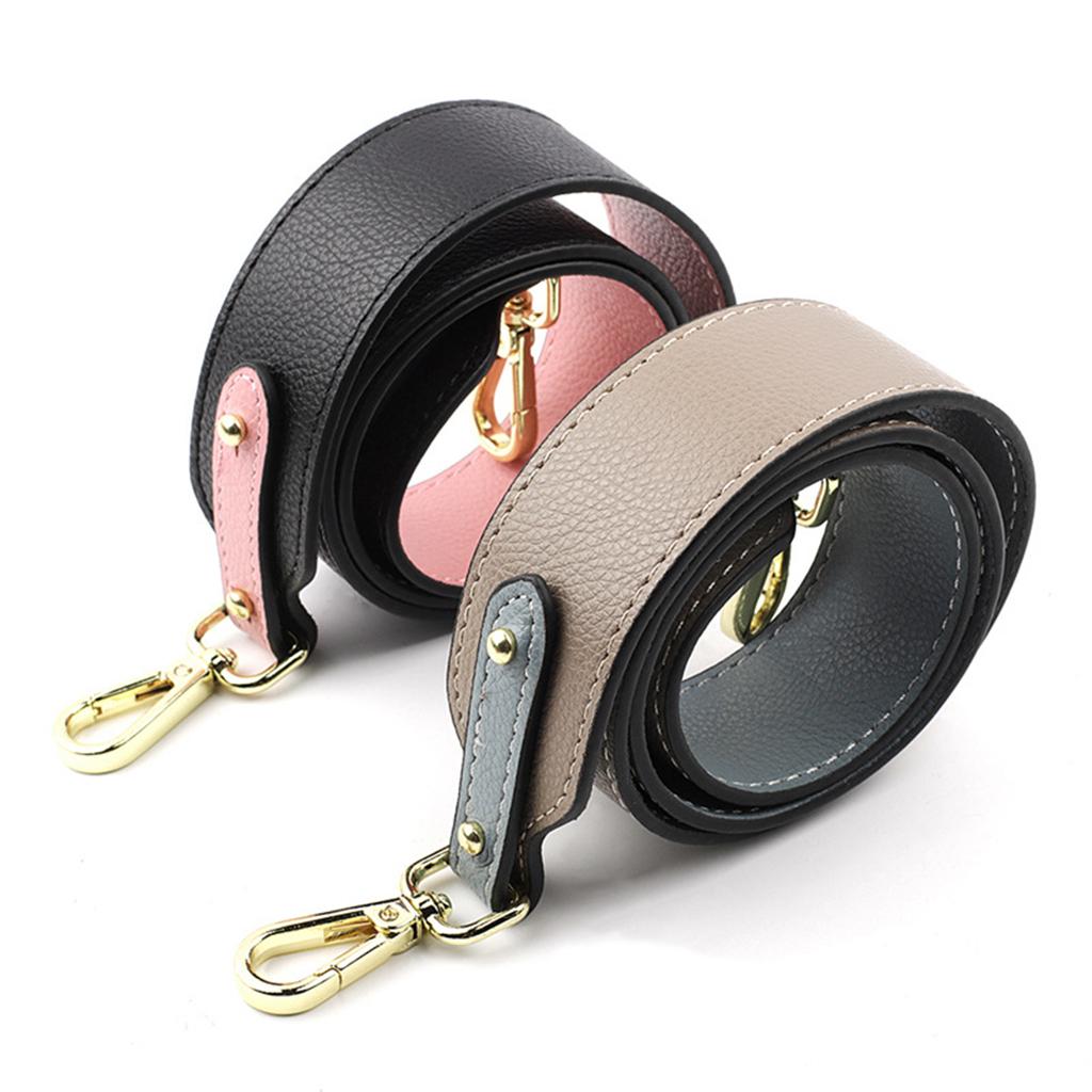 Replacement Purse Strap Shoulder Crossbody Handbag PU Straps Black Pink