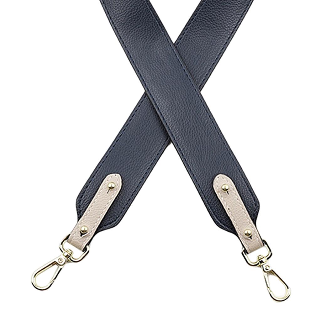 Replacement Purse Strap Shoulder Crossbody Handbag PU Straps Blue Beige
