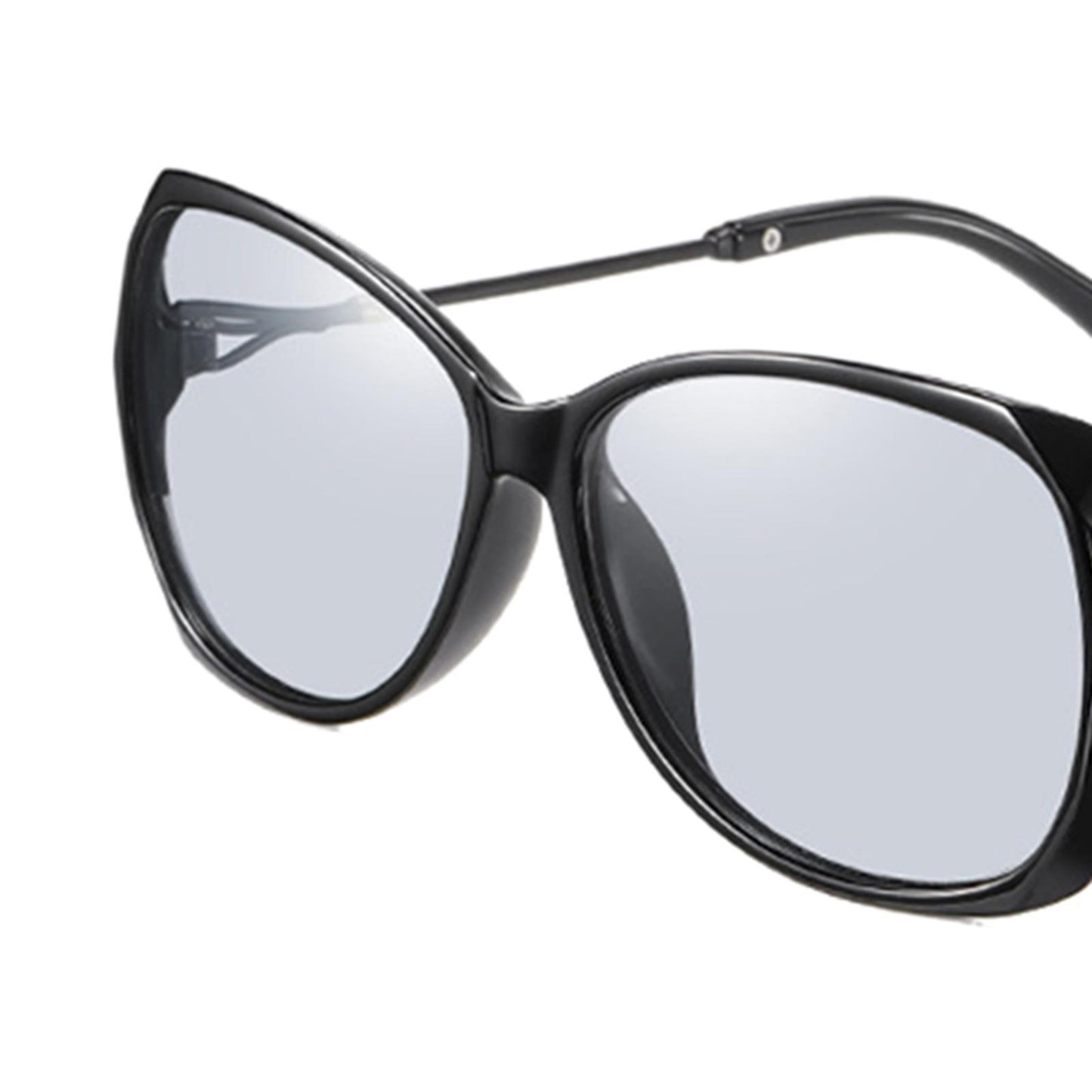 Women Sunglasses Fashion Polarized Driving Sun Glasses Black Change Lens