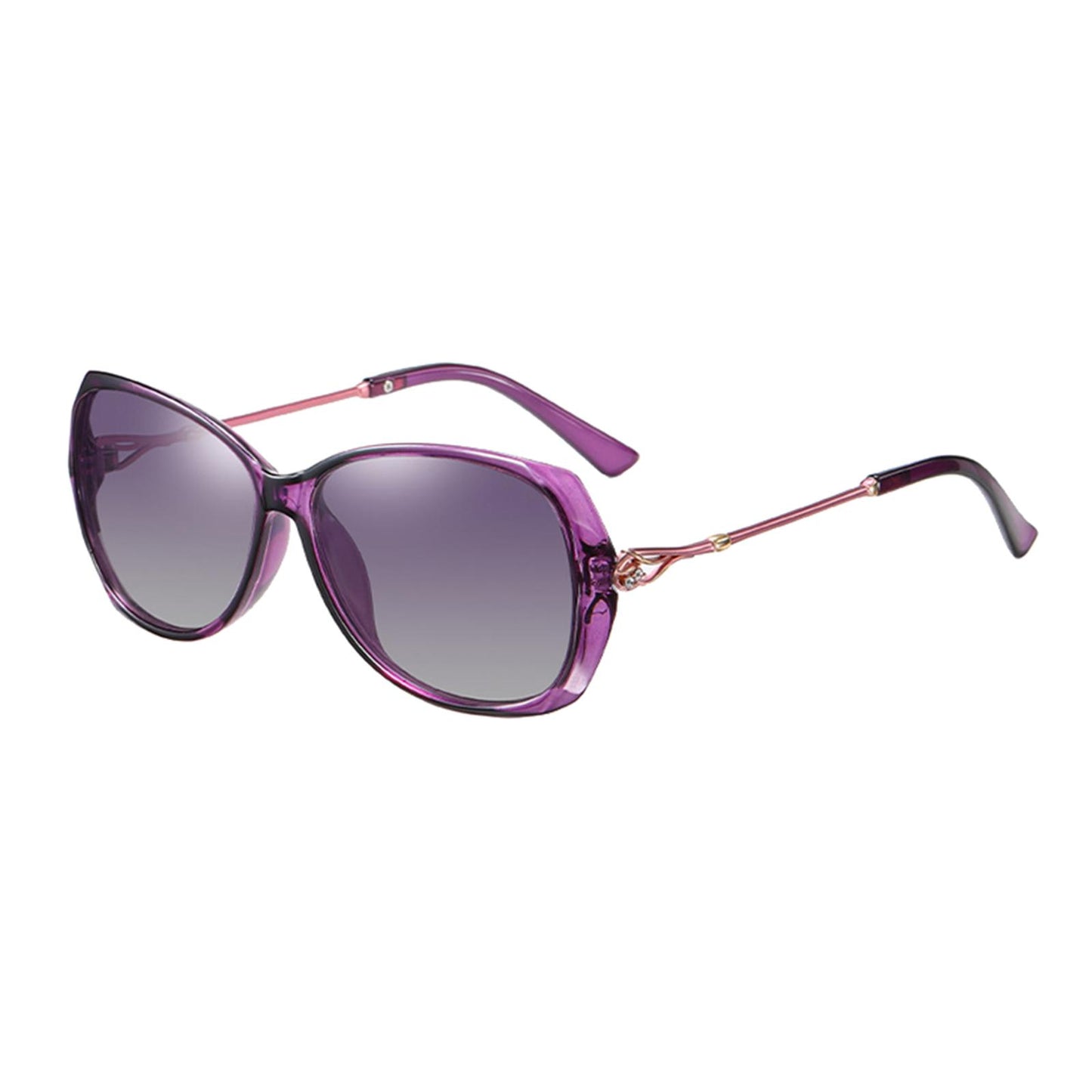 Women Sunglasses Fashion Polarized Driving Sun Glasses Purple