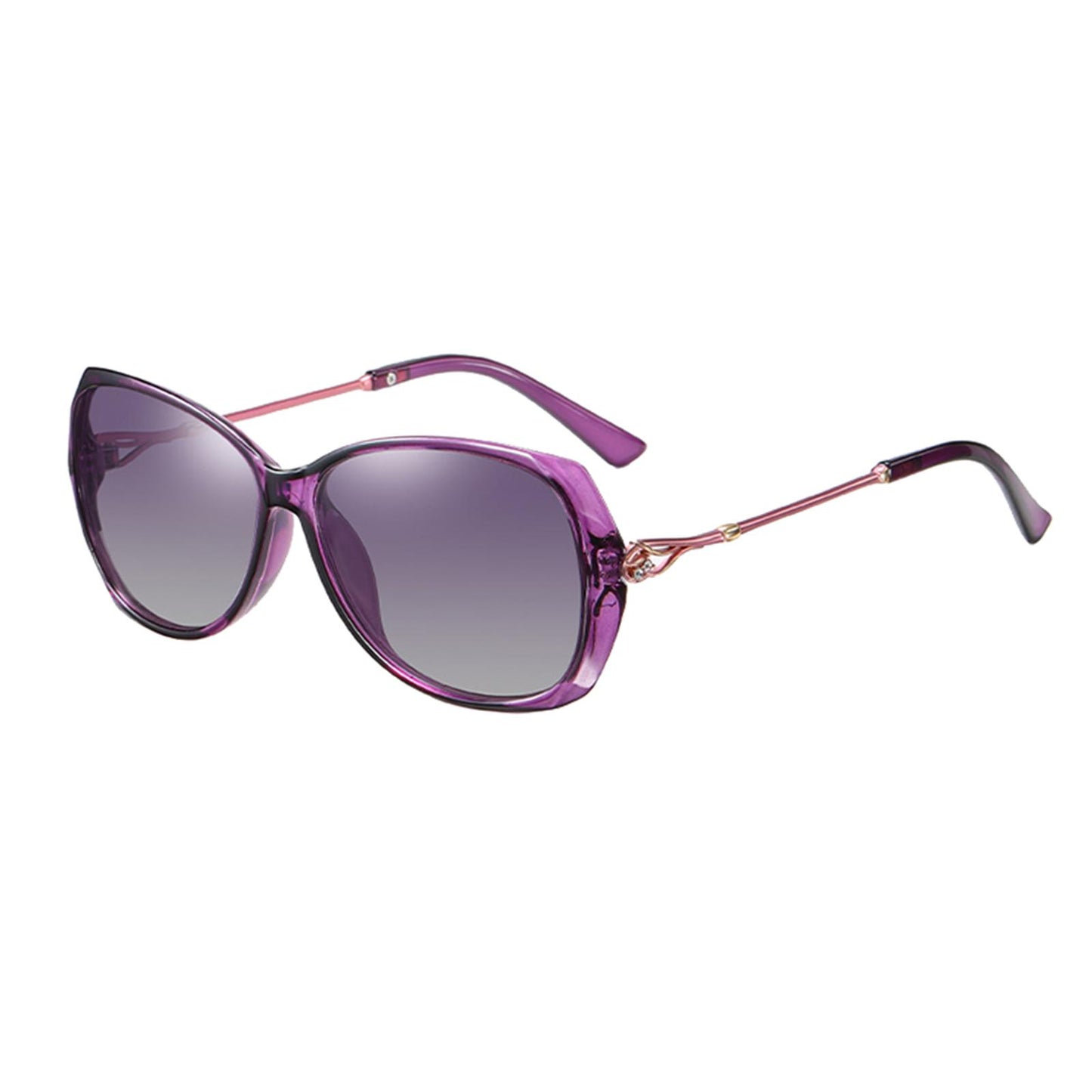 Women Sunglasses Fashion Polarized Driving Sun Glasses Purple