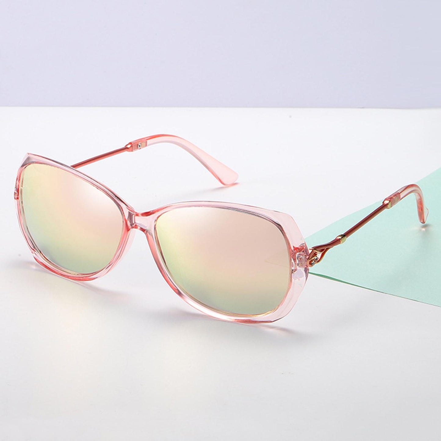 Women Sunglasses Fashion Polarized Driving Sun Glasses Pink