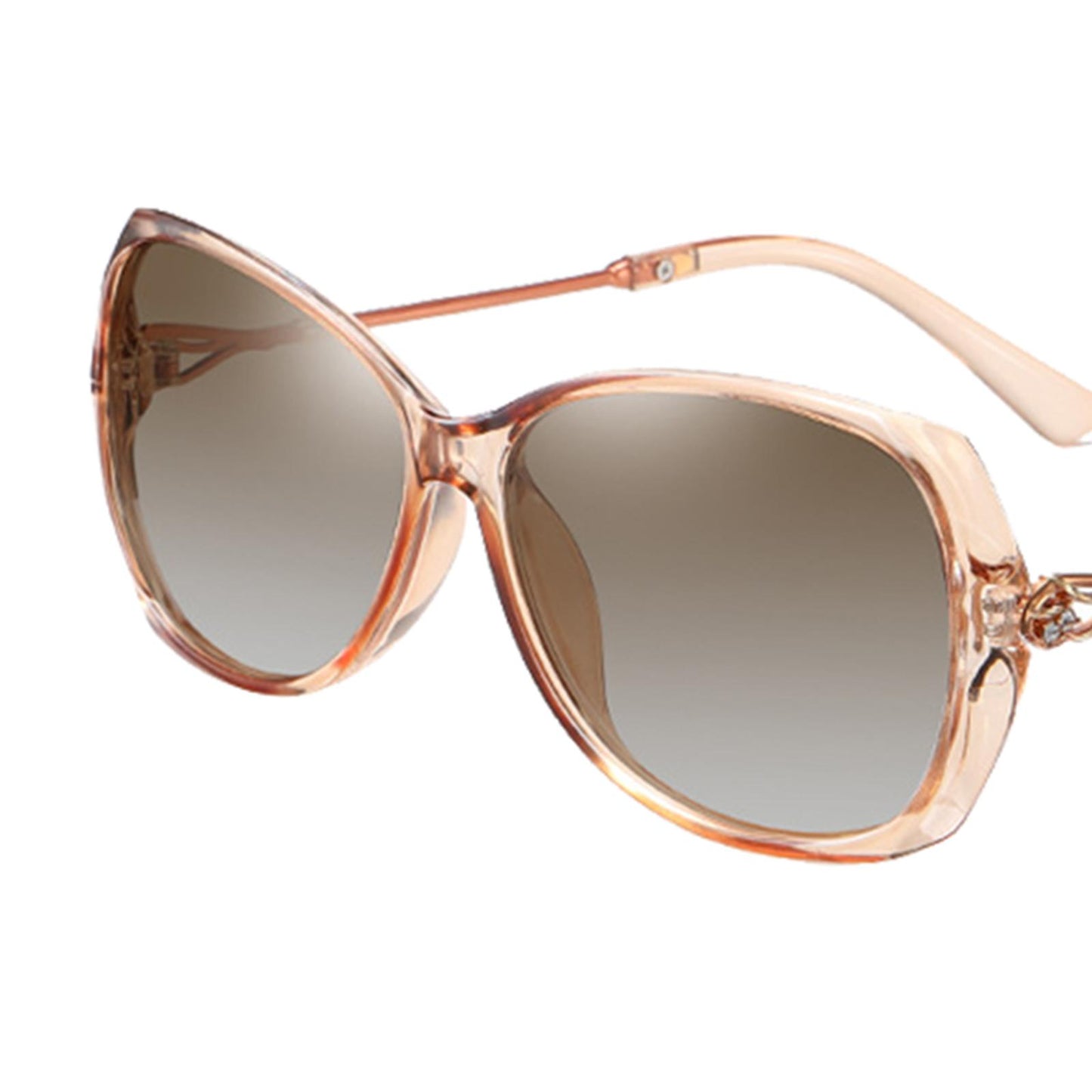 Women Sunglasses Fashion Polarized Driving Sun Glasses Champagne