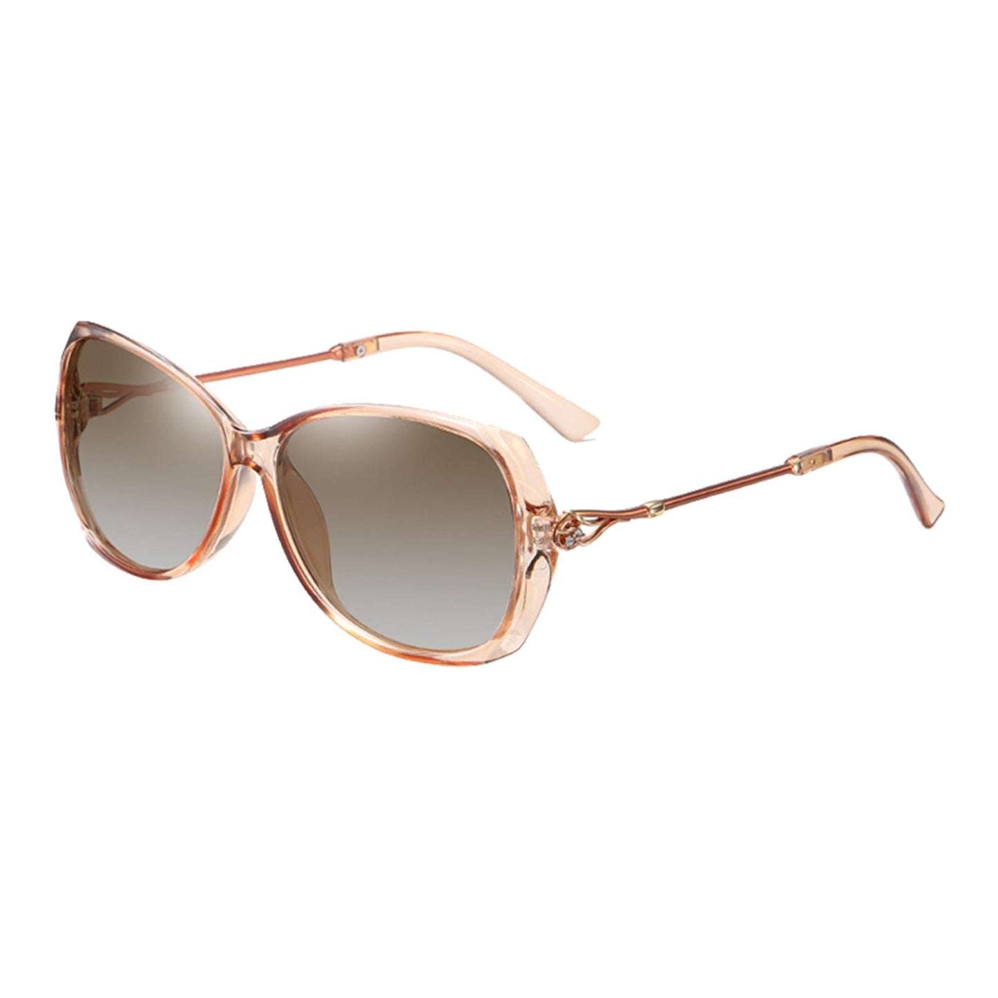 Women Sunglasses Fashion Polarized Driving Sun Glasses Champagne