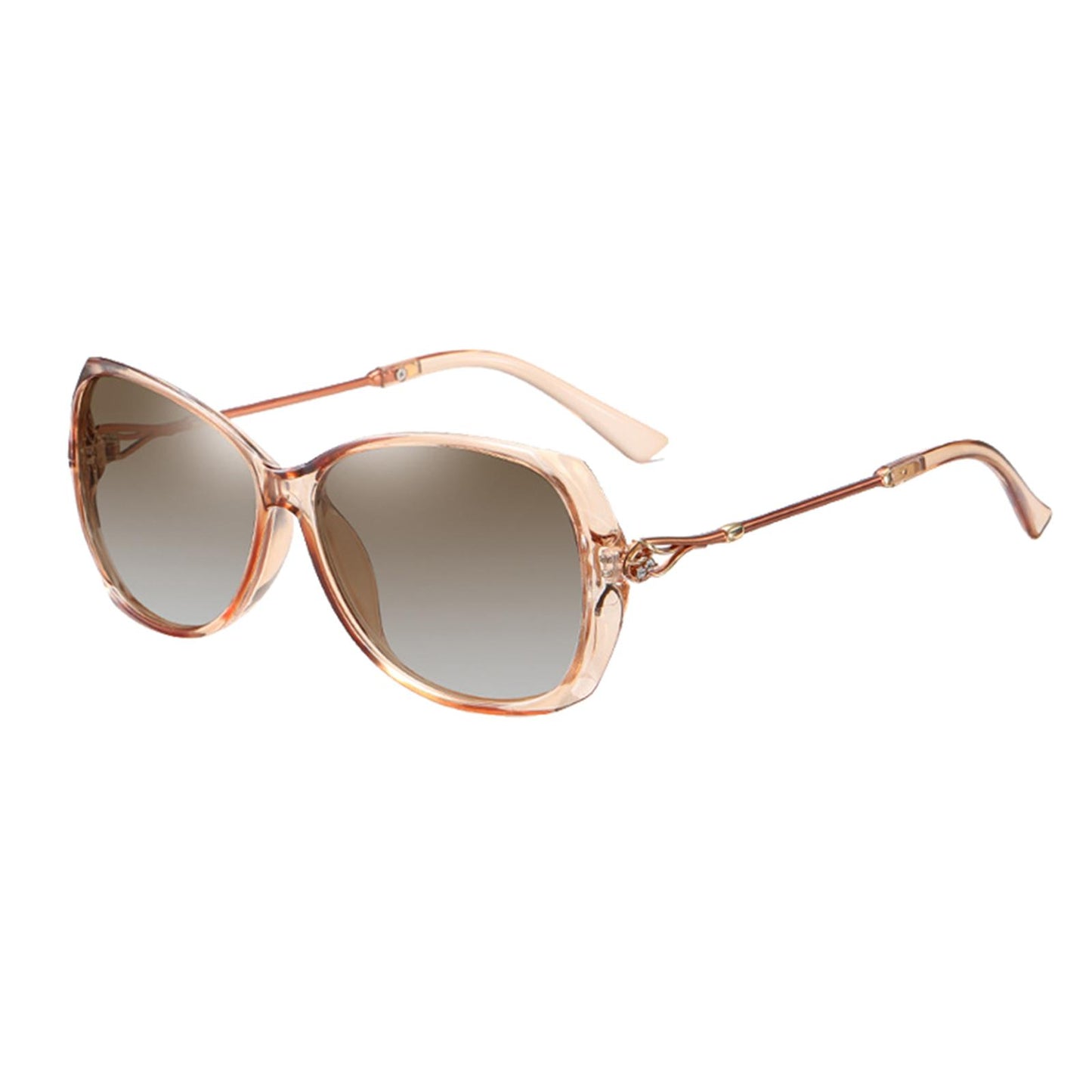 Women Sunglasses Fashion Polarized Driving Sun Glasses Champagne