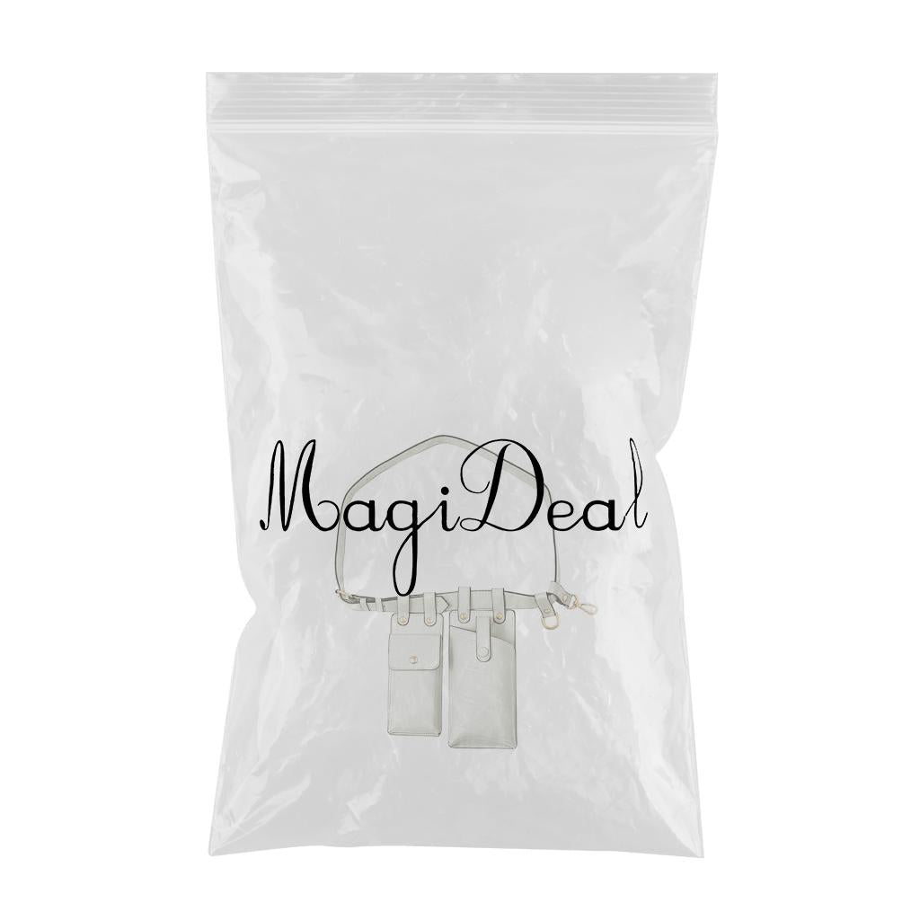 Waist Bag Crossbody Phone Pouch Fanny Pack Purse Designer Hip Pocket White
