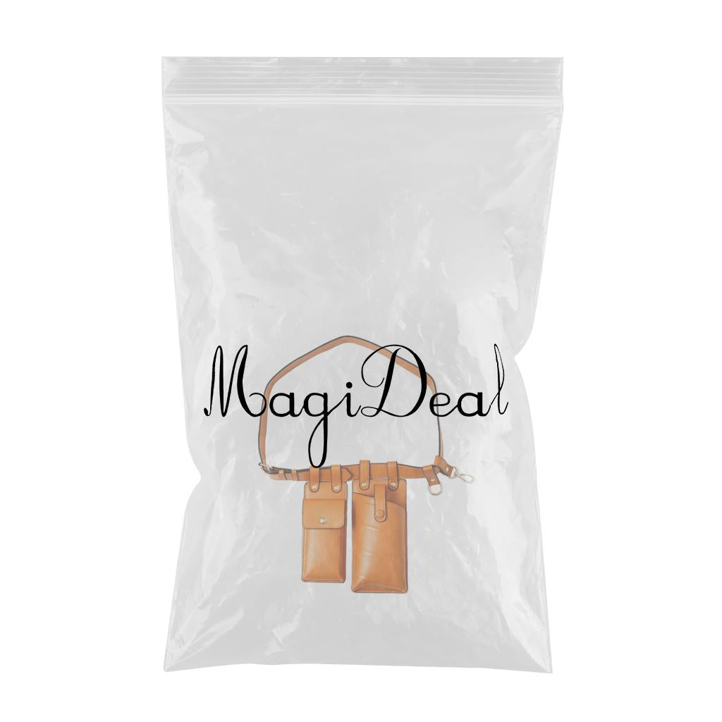 Waist Bag Crossbody Phone Pouch Fanny Pack Purse Designer Hip Pocket Brown