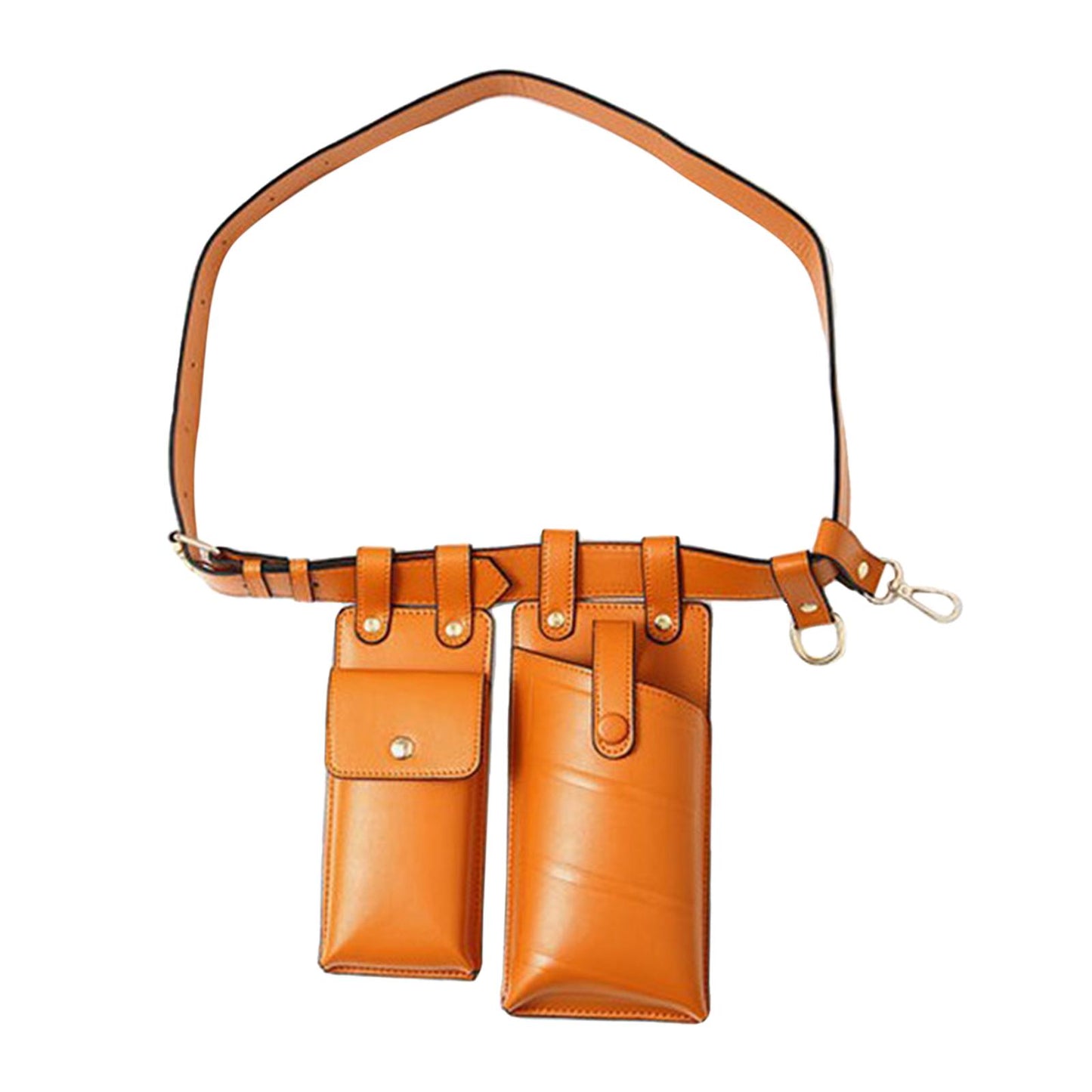 Waist Bag Crossbody Phone Pouch Fanny Pack Purse Designer Hip Pocket Brown